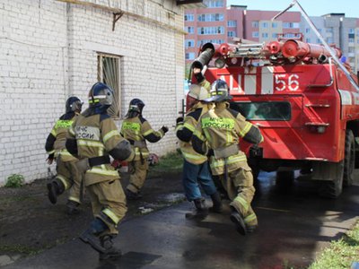 В Выксе состоялись соревнования по пожарно-спасательному спорту