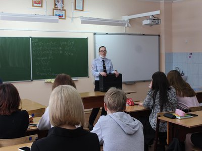 Сотрудники полиции посетили гимназию №14 (2022 г.)