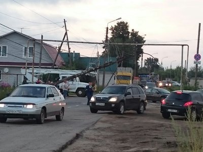 Авария на Борковском проезде (31 июля 2017 г.)