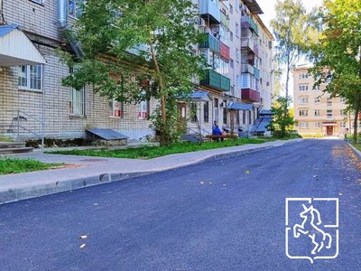 В микрорайоне Гоголя благоустроены дворовые территории