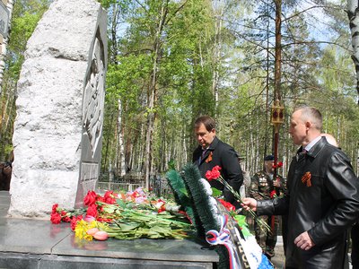 Митинг на Северном кладбище 9 мая 2025
