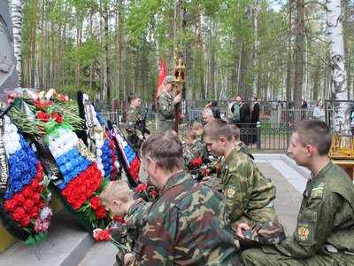 Митинг на Северном кладбище 9 мая 2025