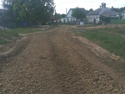 С ремонтом улиц помог «Дробмаш»