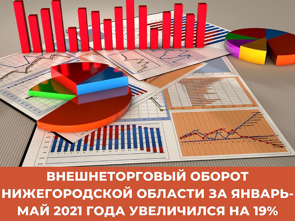 Внешнеторговый оборот Нижегородской области за январь-май 2021 года увеличился на 19%