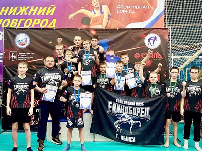 На всероссийском турнире в Нижнем Новгороде наши борцы завоевали 12 медалей