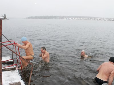 Открытие сезона зимнего плавания