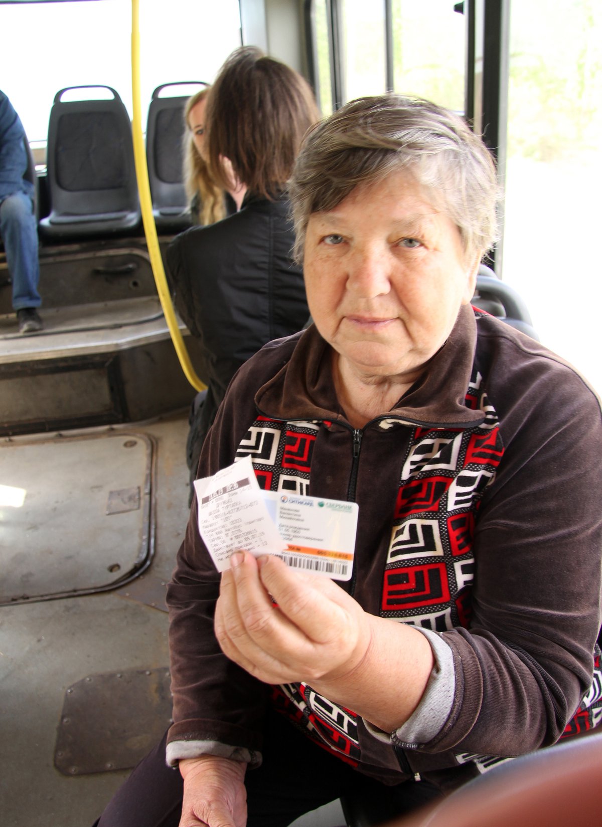 Контрольно-ревизионная служба Выксунского ПАП проверяет оплату проезда в автобусах.