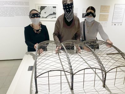 Выксунский музей поделился опытом инклюзивных выставок со своими коллегами из Мурома (2022 г.)