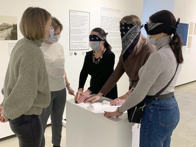 Выксунский музей поделился опытом инклюзивных выставок со своими коллегами из Мурома (2022 г.)