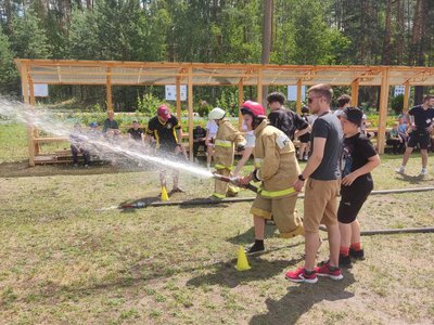 В центре «Костёр» провели уроки пожарной безопасности