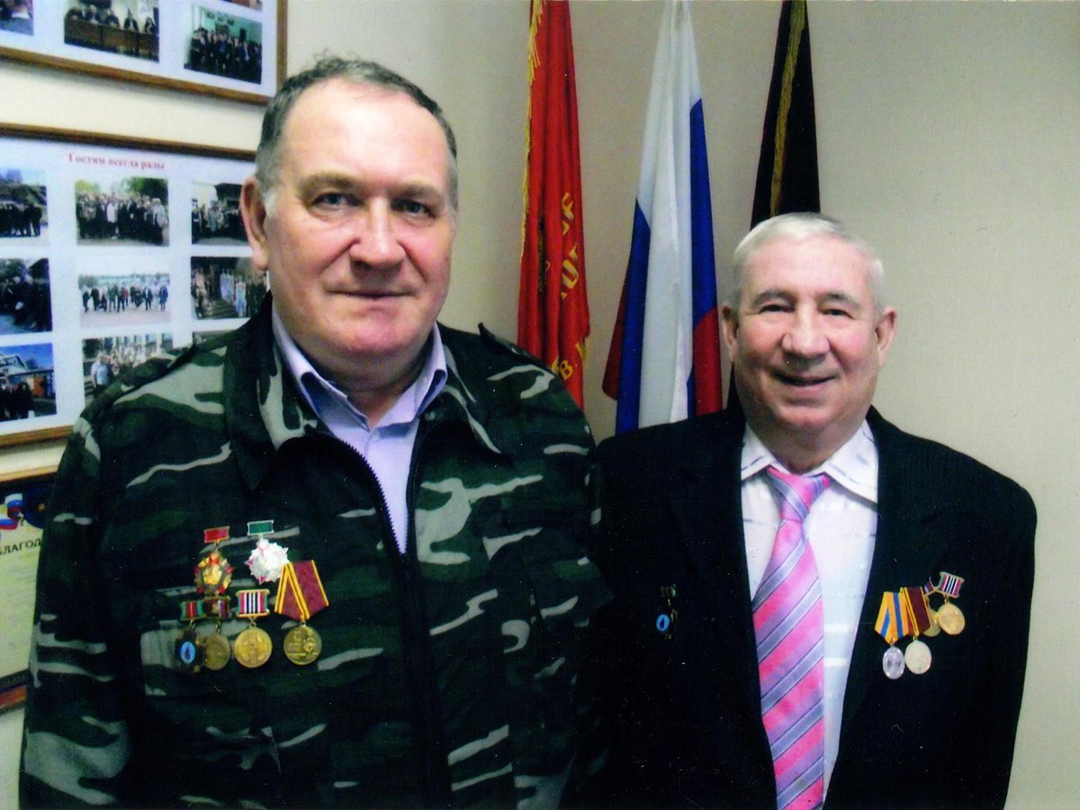 Николай  Лебедев (слева) и Владимир Борисов