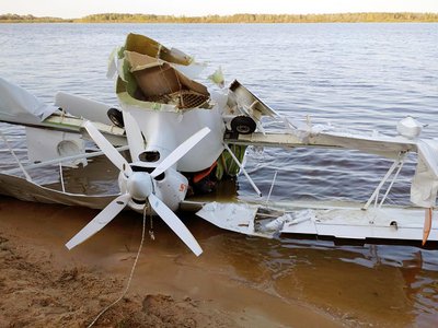 В Кстовском районе упал самолёт