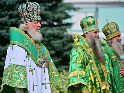 Святейший Патриарх Московский и всея Руси Кирилл посетил Свято-Троицкий Серафимо-Дивеевский женский монастырь