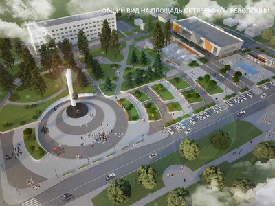 Строительством фонтана на площади Октябрьской революции займётся компания «Вертикаль»