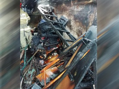 Вчера в Кулебаках во время пожара в гараже погибли два человека
