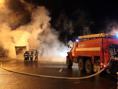7 октября в 20:00 произошло возгорание на ул. Лесной в Виле