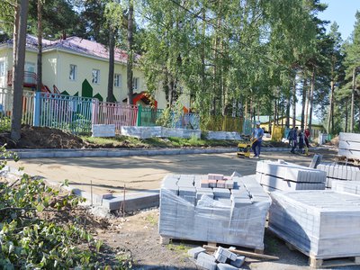 Ремонт детского сада №18 завершается, в «Золотой рыбке» – продолжается