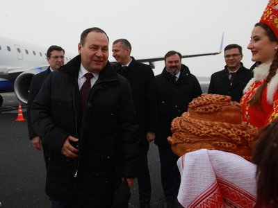 В Нижний Новгород прибыл премьер-министр Республики Беларусь Роман Головченко