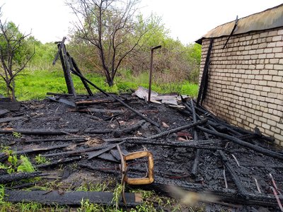 Огонь уничтожил дачу в садоводческом товариществе «Вишняки»
