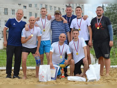 Антоповка победила на чемпионате Выксы по пляжному футболу