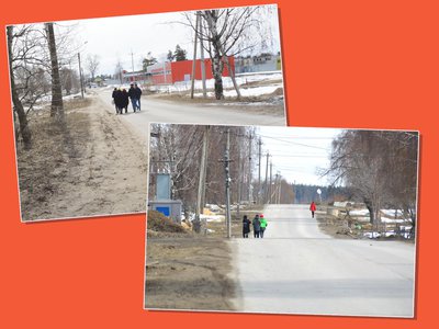 Вдоль опасных дорог в Мотмосе и на Лесозаводе сделают тротуары
