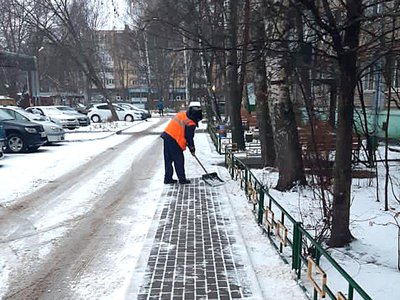 Уборка снега в Выксе (2020 г.)