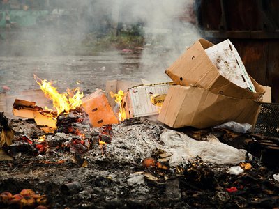В России запретят сжигать мусор рядом с домом