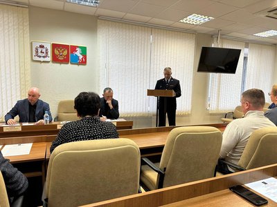 Валерий Илюшин отчитался перед депутатами о работе местного отдела МВД за прошлый год