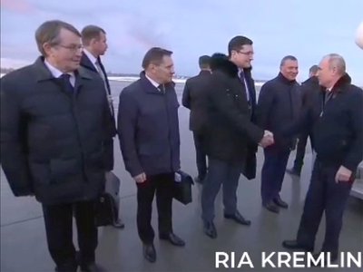 Владимир Путин прибыл в Саров