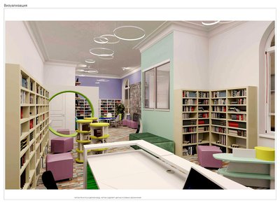 Библиотеку на улице Островского, 22 обновляют от пола до потолка