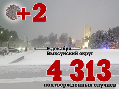 В Выксе +2, в Нижегородской области +627, в России +30 209