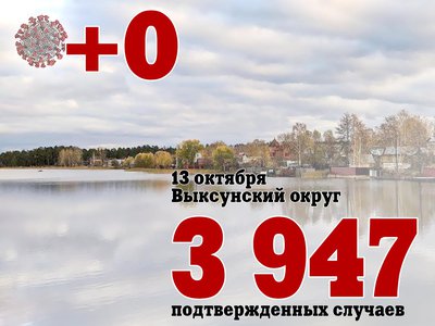 В Выксе +0, в Нижегородской области +668, в России +28 717