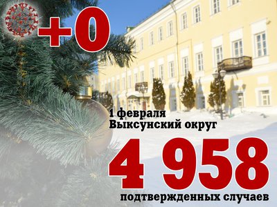 В Выксе +0, за сутки в Нижегородской области +1 147, в России +125 836