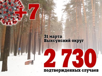 В Выксе +7, в Нижегородской области +283