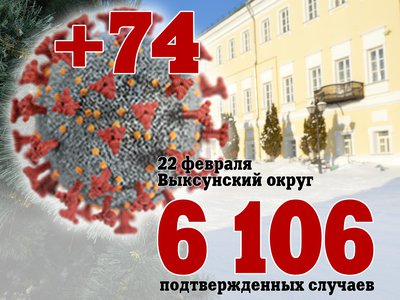 В Выксе +74, в Нижегородской области +3 984, в России +135 172