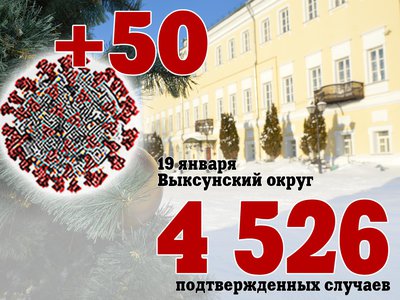 В Выксе +50, в Нижегородской области +881, в России +33 899