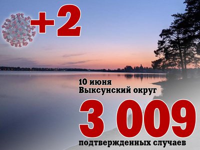 В Выксе +2, в Нижегородской области +172, в России +11 699