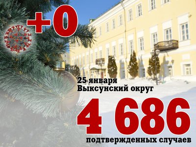В Выксе +0, в Нижегородской области +641, в России +67 809