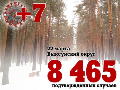 В Выксе +7, в Нижегородской области +836, в России +26 394