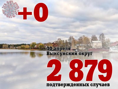 В Выксе +0, в Нижегородской области +177, в России +8 731
