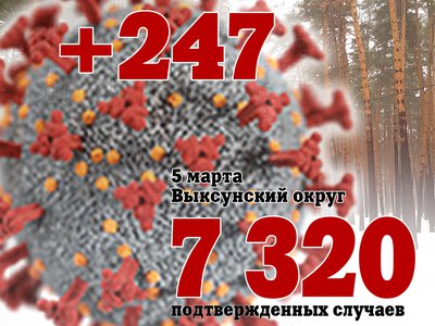В Выксе +247, в Нижегородской области +3 009, в России +86 769