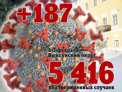 За три дня в Выксе +187, за сутки в Нижегородской области +4 337, в России +171 905