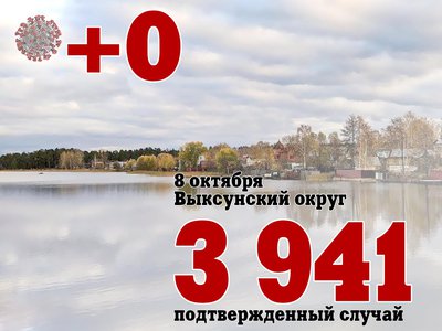 В Выксе +0, в Нижегородской области +629, в России +27 246