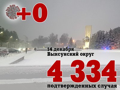 В Выксе +0, в Нижегородской области +571, в России +28 343