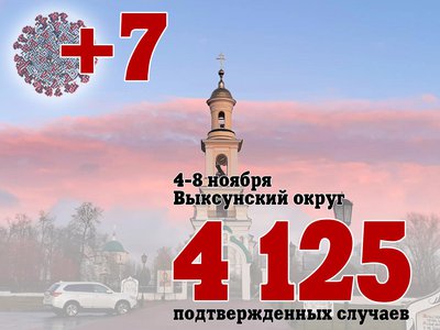 За 5 дней в Выксе +7, за последние сутки в Нижегородской области +787, в России +39 400